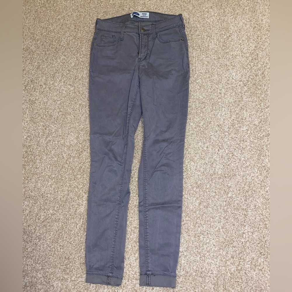 Grey Rockstar Skinny Jeans